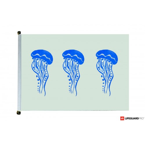 bandera medusas para playa