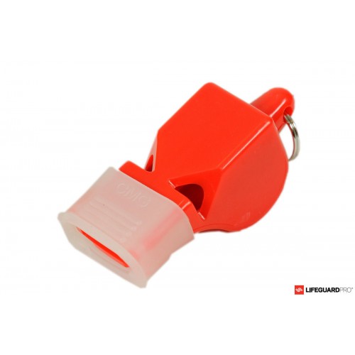 Professional whistle with lanyard
